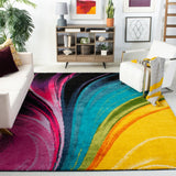 Safavieh Fiesta Shag 372 Power Loomed Polypropylene Pile Shag & Flokati Rug FSG372M-26