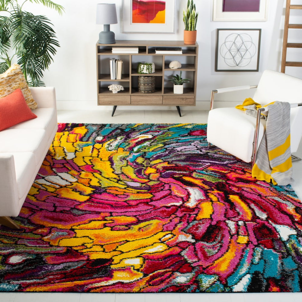 Safavieh Fiesta Shag 373 Power Loomed Polypropylene Pile Shag & Flokati Rug FSG373M-26