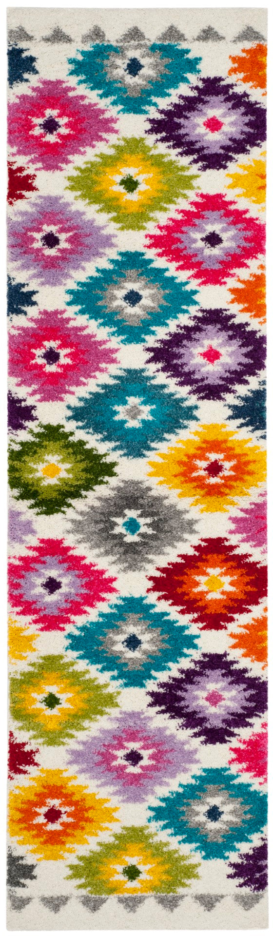 Safavieh Fiesta Shag 374 Power Loomed Polypropylene Pile Shag & Flokati Rug FSG374A-28