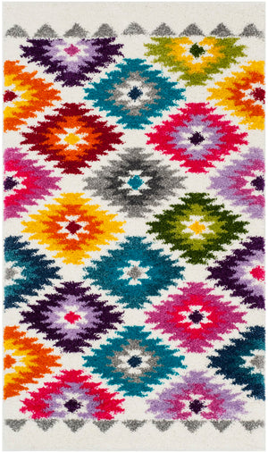 Safavieh Fiesta Shag 374 Power Loomed Polypropylene Pile Shag & Flokati Rug FSG374A-3