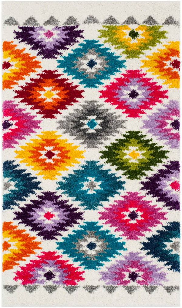 Safavieh Fiesta Shag 374 Power Loomed Polypropylene Pile Shag & Flokati Rug FSG374A-3