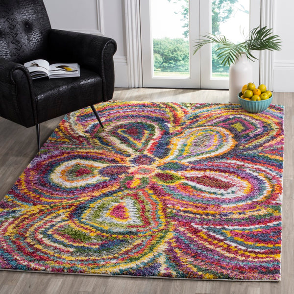 Safavieh Fiesta Shag 383 Power Loomed Polypropylene Pile Shag & Flokati Rug FSG383M-26