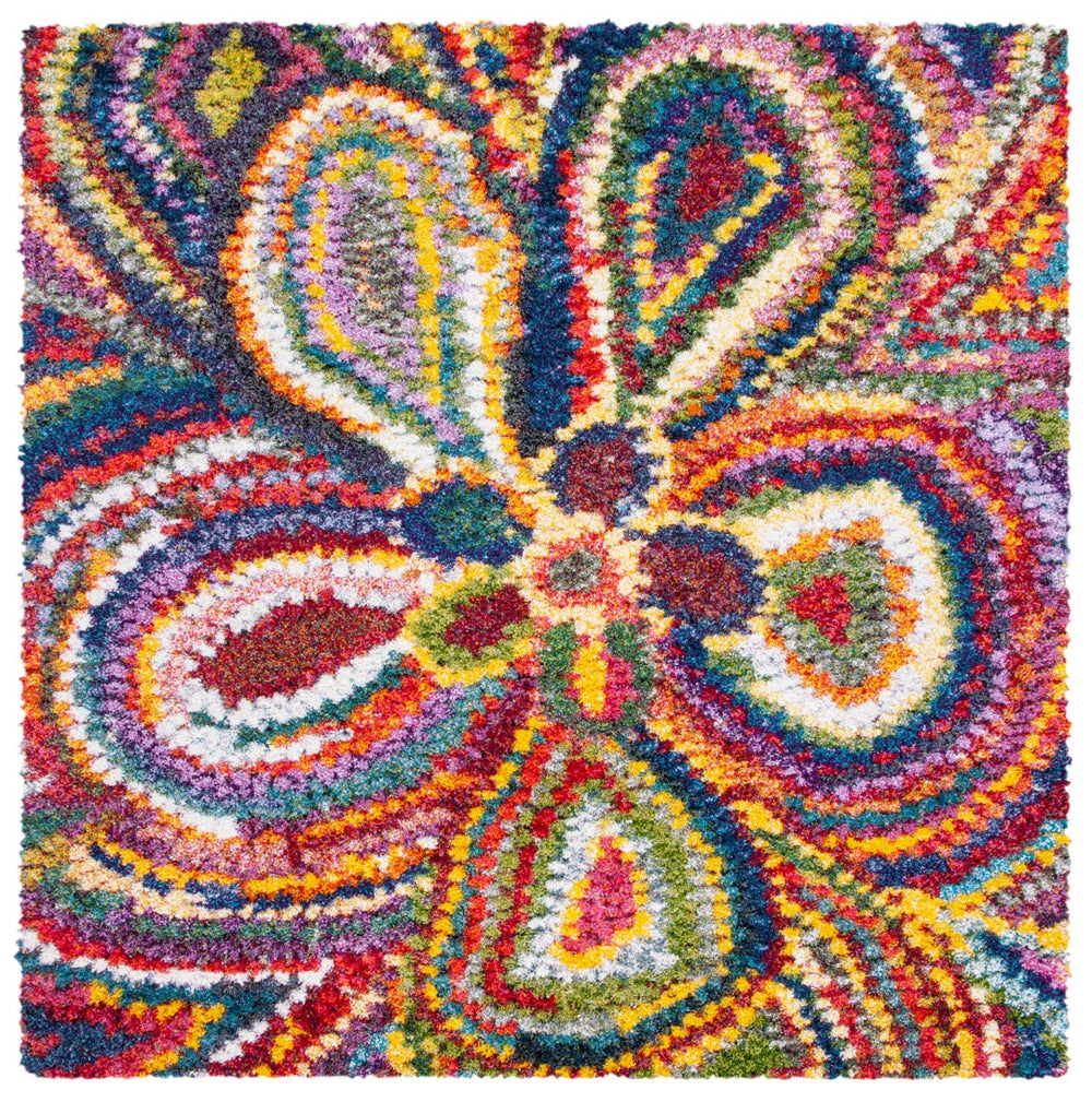 Safavieh Fiesta Shag 383 Power Loomed Polypropylene Pile Shag & Flokati Rug FSG383M-26