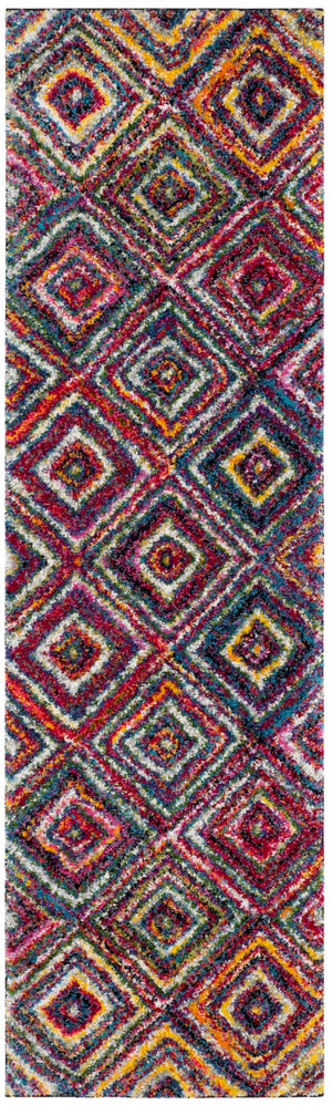 Safavieh Fiesta Shag 384 Power Loomed Polypropylene Pile Shag & Flokati Rug FSG384M-28