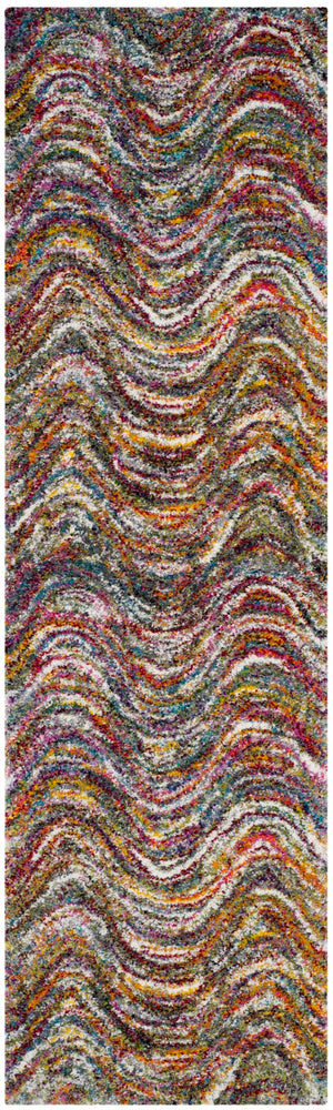 Safavieh Fiesta Shag 386 Power Loomed Polypropylene Pile Shag & Flokati Rug FSG386M-28