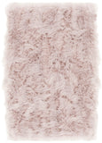 Faux Sheep Skin 415 Power Loomed 50% Acrylic - 50% Polyester(Pile) Rug in Light Purple 3ft x 5ft