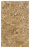 Faux Sheep Skin 438 Power Loomed Japanese Acrylic Rug in Light Grey, Black 3ft x 5ft