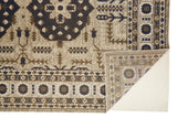 Foster Vinatge Kilim Style Rug, Midnight Blue/Gray, 7ft - 10in x 11ft Area Rug