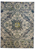 Foster intage MedallionAccent Rug, Crystal Teal/Green/Tan, 1ft-8in x 2ft-10in