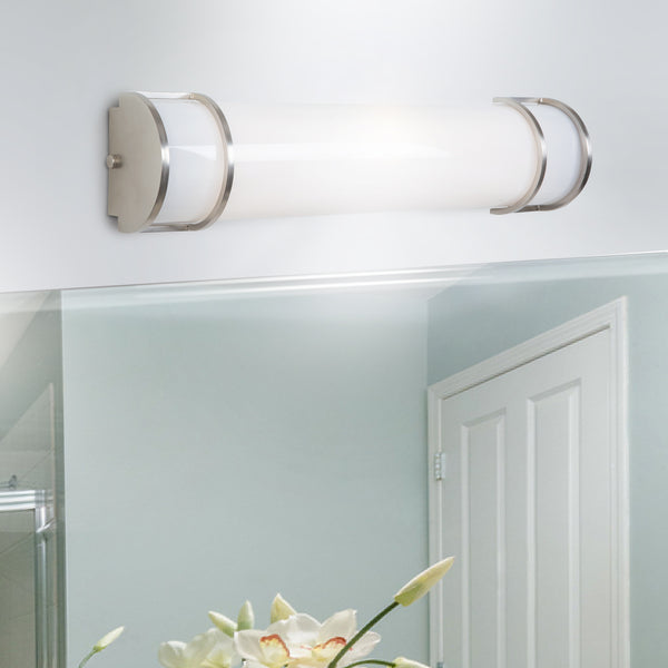 Yosemite Home Decor 2 Light Wall Sconce In Brush Nickel Finish FT3001BN-YHD