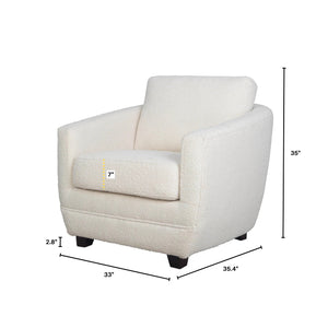 LH Imports Baltimo Club Chair FTH014-C-CHAIR