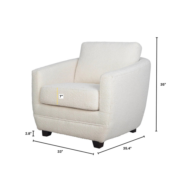 LH Imports Baltimo Club Chair FTH014-C-CHAIR