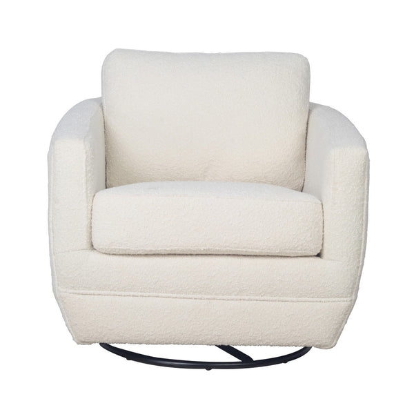 LH Imports Baltimo Swivel Glider FTH014S-BW