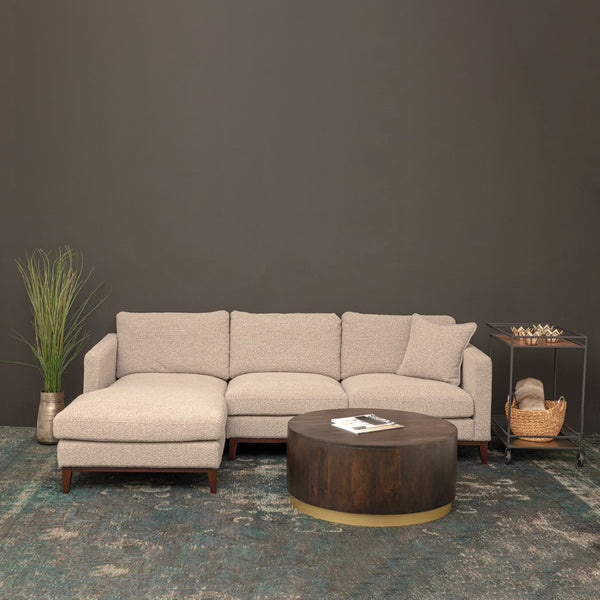 LH Imports Burbank Left Sectional Sofa FTH016-G