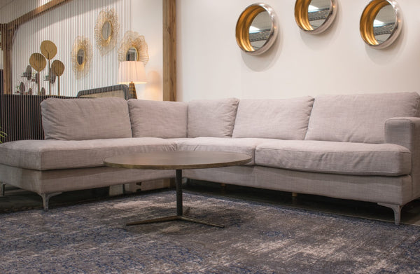 LH Imports Feather Left Sectional Sofa FTH018