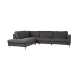 LH Imports Feather Left Sectional FTH026-CL