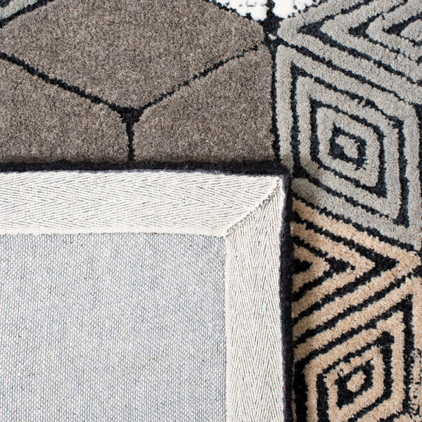 Fifth Avenue 130 Hand Tufted 100% Wool Pile Rug Ivory / Grey 100% wool Pile FTV130F-5