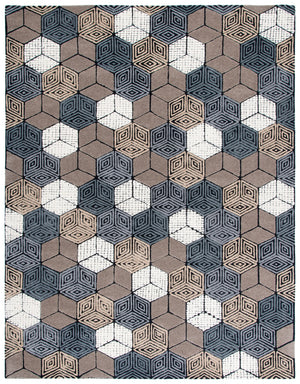 Fifth Avenue 130 Hand Tufted 100% Wool Pile Rug Ivory / Grey 100% wool Pile FTV130F-8