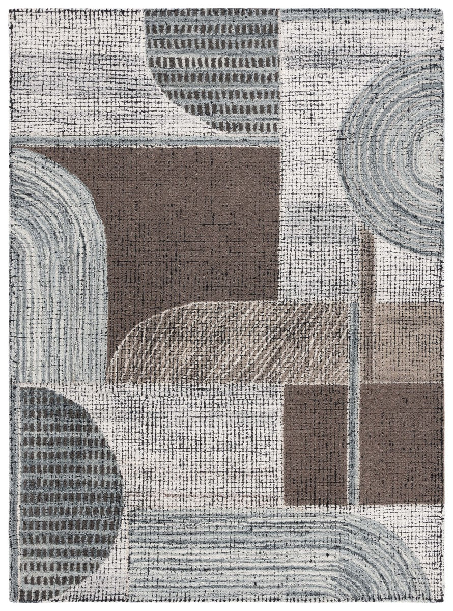 Safavieh Fifth Avenue 402 Hand Tufted Rug Ivory / Grey 8' x 10'