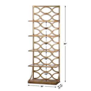 Uttermost Lashaya Gold Etagere