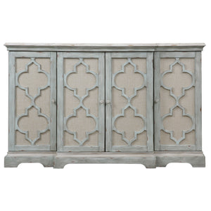 Uttermost Sophie 4 Door Grey Cabinet