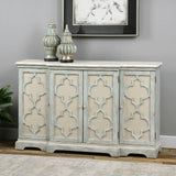 Uttermost Sophie 4 Door Grey Cabinet