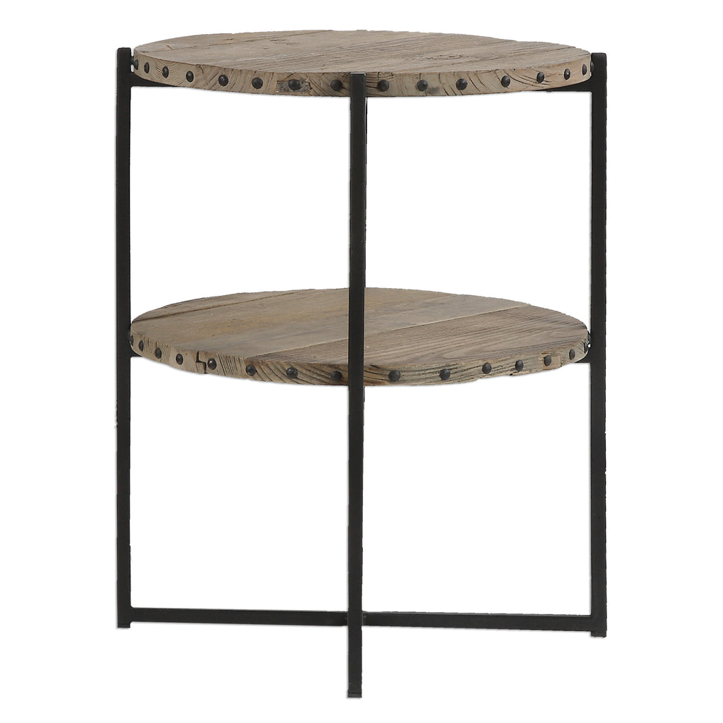 Uttermost Kamau Round Accent Table