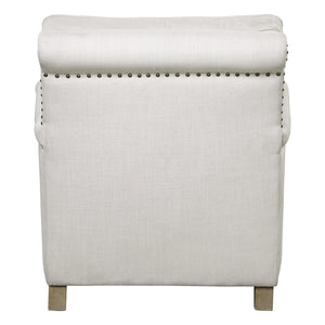 Uttermost Armstead Antique White Armchair