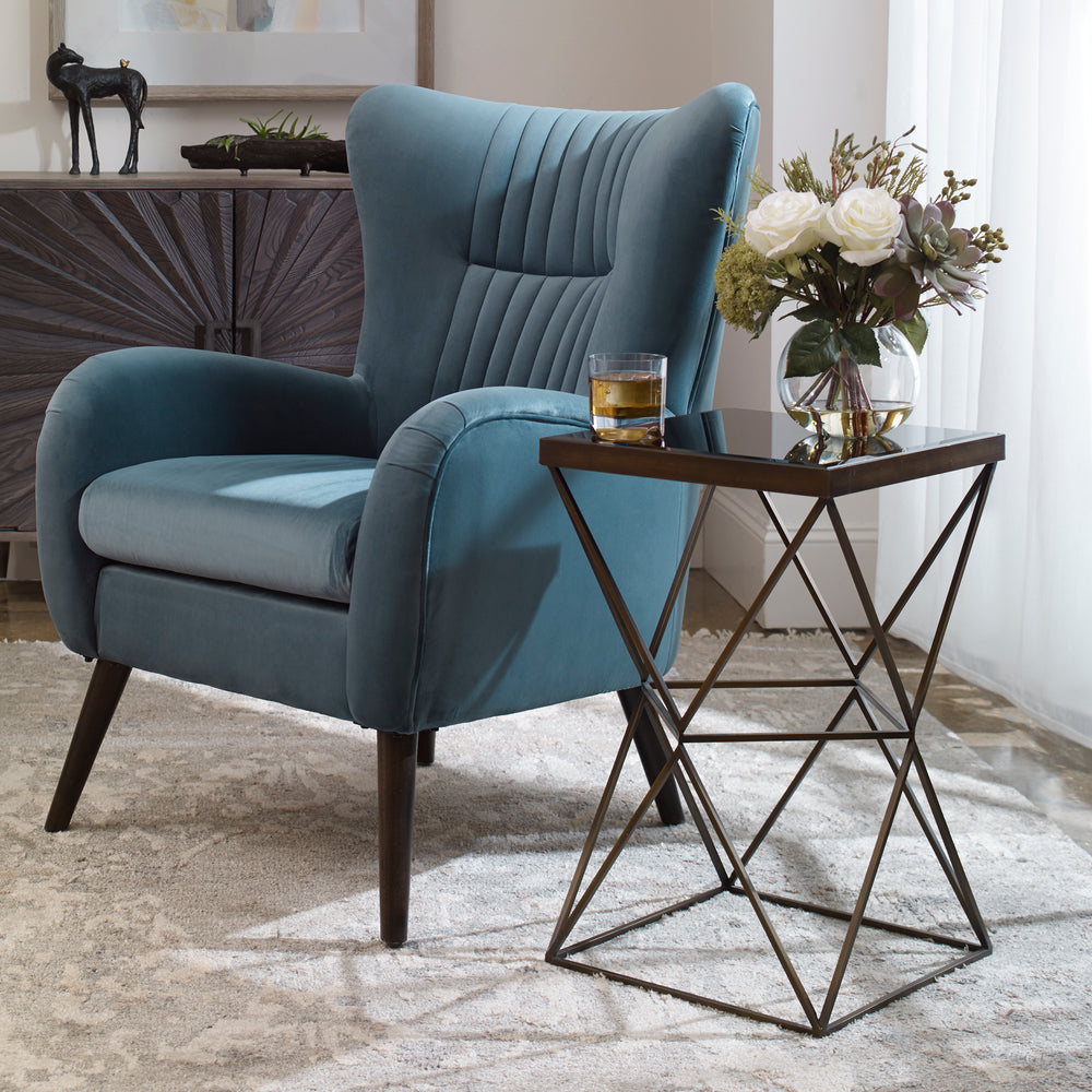 Uttermost Uberto Caged Frame Accent Table