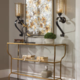 Uttermost Deline Gold Console Table