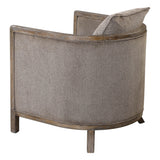 Uttermost Viaggio Gray Chenille Accent Chair