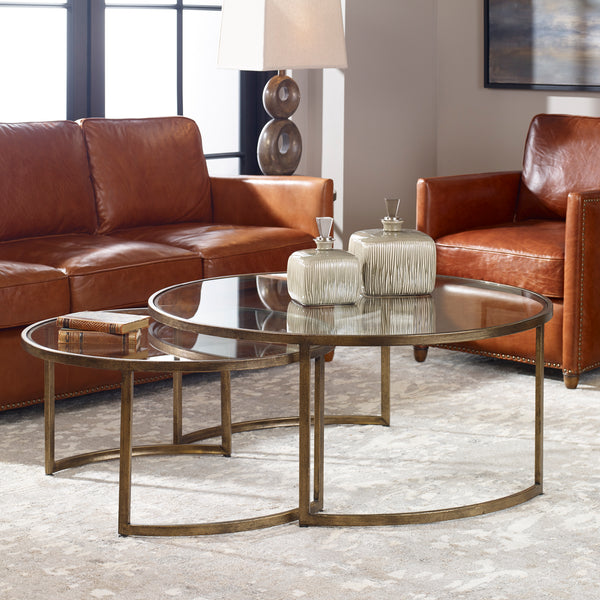 Uttermost Rhea Nested Coffee Tables Set of 2