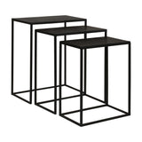 Coreene Iron Nesting Tables Set of 3