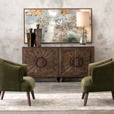 Uttermost Kohana Black Console Cabinet