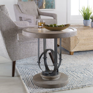 Uttermost Sydney Light Oak Side Table
