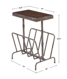 Uttermost Sonora Industrial Magazine Accent Table