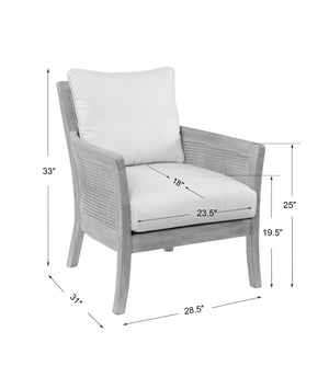 Uttermost Encore Natural Armchair