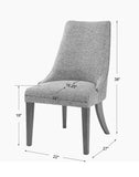 Uttermost Daxton Earth Tone Armless Chair