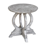 Uttermost Maiva White Side Table