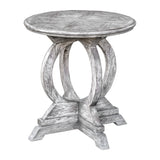 Uttermost Maiva White Side Table