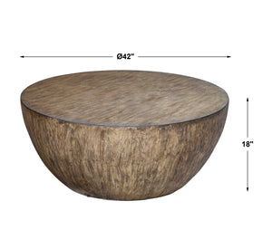 Uttermost Lark Round Wood Coffee Table