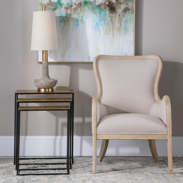 Uttermost Coreene Gold Nesting Tables Set of 3