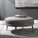 Uttermost Blake Modern Taupe Ottoman