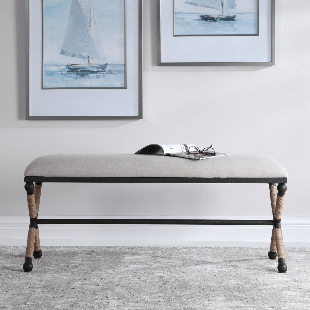 Uttermost Firth Oatmeal Bench