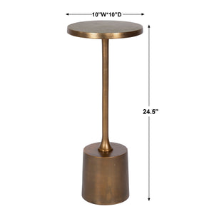 Uttermost Sanaga Drink Table Gold