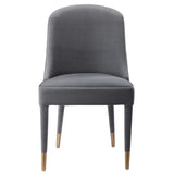 Brie Armless Chair - Gray - Set Of 2