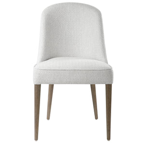 Uttermost Brie Armless Chair - White,Set Of 2