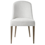 Brie Armless Chair - White,Set Of 2