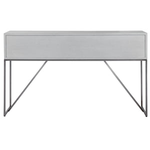 Uttermost Abaya White Console Table