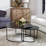 Uttermost Barnette Modern Nesting Coffee Tables Set of 2